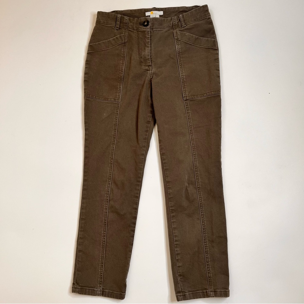 Boden Anthropologie green khaki pants Size 2r